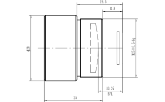 17mm f/1.0 Athermalized Lenses for LWIR Thermal Imaging Camera